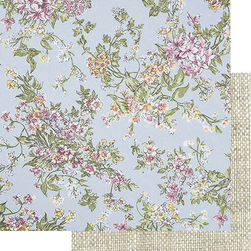 クッションカバー 45cm×45cm Liberty リバティプリント セリーヌ BL色 クッションカバー 45cm×45cm Liberty リバティプリント セリーヌ BL色