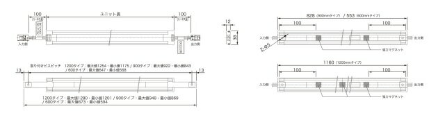 LEDバーライト ぴたライトsoft 連結送り用 UTL-9024-50 UNITY/ユニティ 什器・棚下・間接照明 薄型面発光 100V直結 600mm 色温度5000K [3]