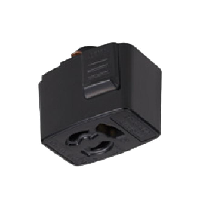 Rakuten - ライティングレール　NDR6012E(K)　電源用部材　抜止接地コンセント　TOSHIBA/東芝　ブラック　配線ダクトレール