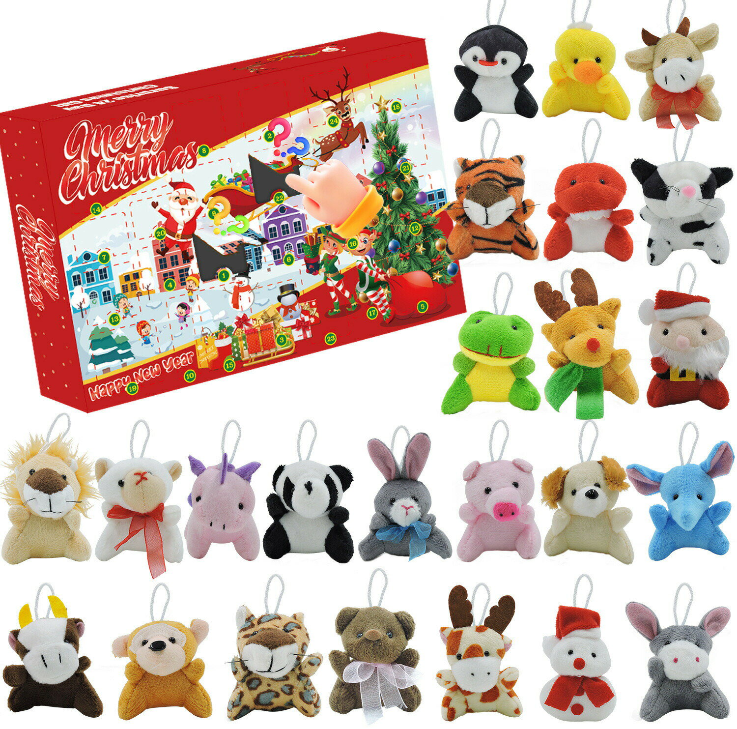 【20%OFFクーポン配布中！】アドベントカレンダー 2025 ぬいぐるみ ストラップ キーホルダー 女の子 お..
