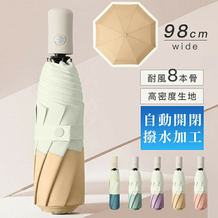 【10%OFFクーポン配布中!】日傘 完全遮光 折りたたみ傘 遮光遮熱 紫外線カット UVカット 軽い 雨傘 自動開閉 レディース メンズ 頑丈な8本骨 撥水加工 耐強風 晴雨兼用傘 雨具 携帯性抜群