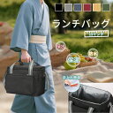 【10%OFFクーポ配布中】ランチバッグ 保冷 保温 大きめ 弁当箱 大容量 お弁当 トートバッグ シンプル 子供 遠足 撥水 無地 ポケット付き 学校 キャンプ おしゃれ