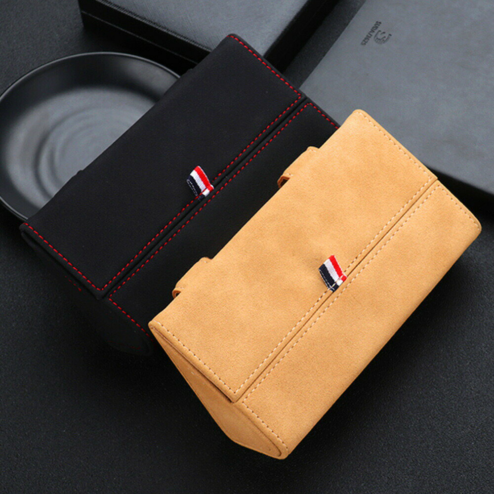 【15%OFFクーポン配布中！】メガネホルダー 車 カードホルダー サングラスホルダー サングラス ホルダー 車載 車用 収納 サンバイザー メガネクリップ メガネ ホルダー サングラス ホルダー クリップ レザー コンパクト ケース 収納