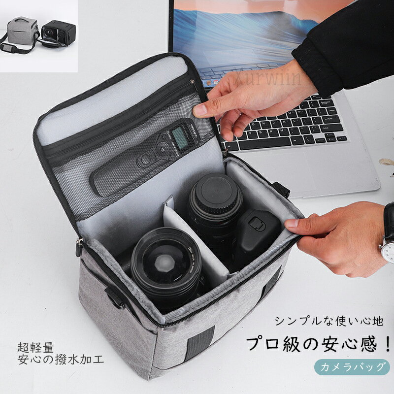 【半額アイテム】カメラバッグ ショルダー おしゃれ カメラケース ソフト 一眼レフ...