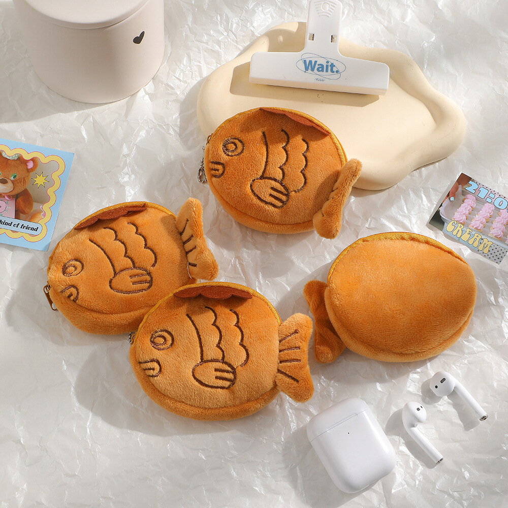 Rakuten - 【半額アイテム】コインケース 学生用 ふわふわ かわいい ミニ ポーチ イヤホンケース 収納バッグ キーホルダー 日常使い ぬいぐるみ風 軽量 コンパクト ふわふわ ファー 可愛いケース