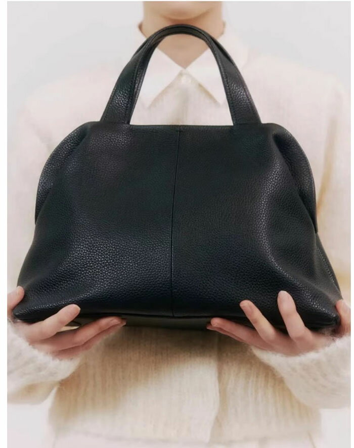 乐天商城 - 本革 ハンドバッグ レディース 牛革 手提げバッグ 大きめ 通勤 カバン フォーマルバッグ 台形 セレモニーバッグ 入学式 入園式 卒業式 卒園式 自立 大容量 ビジネスバッグ きれいめ オフィス 通勤 OL 柔らかい 黒 ブラック オフホワイト
