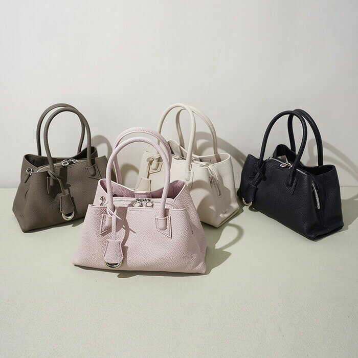 Rakuten - 【半額アイテム】本革 バッグ ハンドバッグ 2way ショルダーバッグ レディース 斜めがけ レザーバッグ 牛革 大容量 バケツ型 バッグ セレモニーバッグ バケツバッグ オフィス 手提げバッグ お仕事バッグ 通勤 鞄 おしゃれ きれいめ 上品 黒