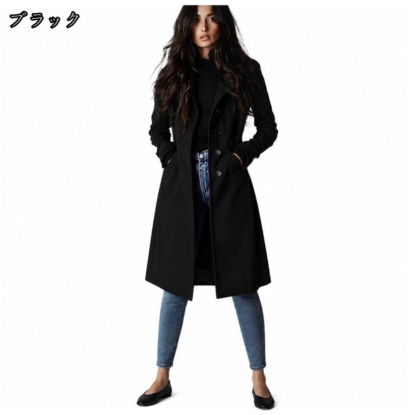 500円OFFクーポン トレンチコート レディース 体型カバー チェスターコート アウタ...