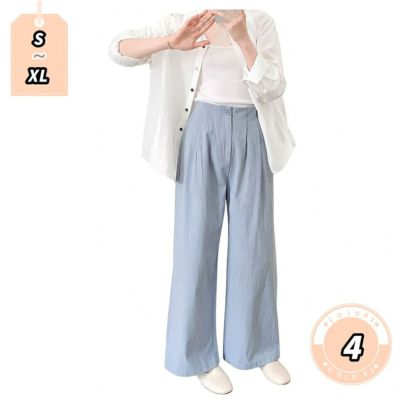 500円OFFクーポン ハイウエスト ワイドパンツ レディース ストレート ロング ズボン 着痩せ 体型カバー ゆったり 楽ちん おしゃれ 無地 シンプル カジュアル きれいめ 仕事用 デイリー ユース 春 夏 秋 涼感 lightningbolt lightningbolt-10011317 ライトニング パッケージ画像