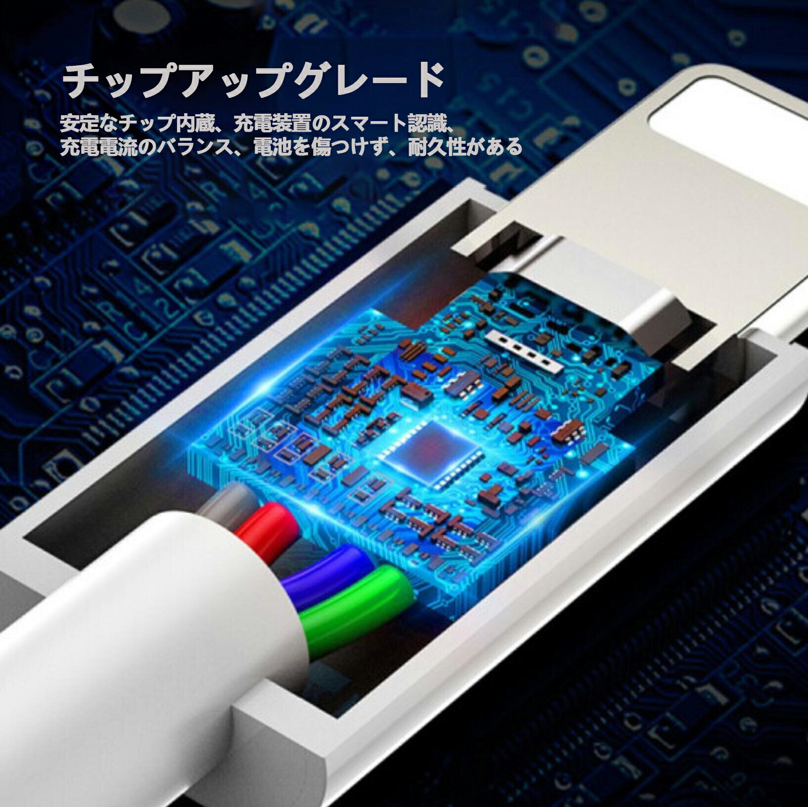 高品質 PD急速充電 Type-C to Lightning ケーブル　「1m 2本セット」 iphone 14 13 12 xs アイフォン ライトニングケーブル USB-C Type-C to ライトニングケーブル MFIチップ採用