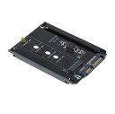 M.2 SSD変換マウンター M.2 （NGFF）SSD→9.5mm厚 2.5インチSATA M キー 変換アダプター