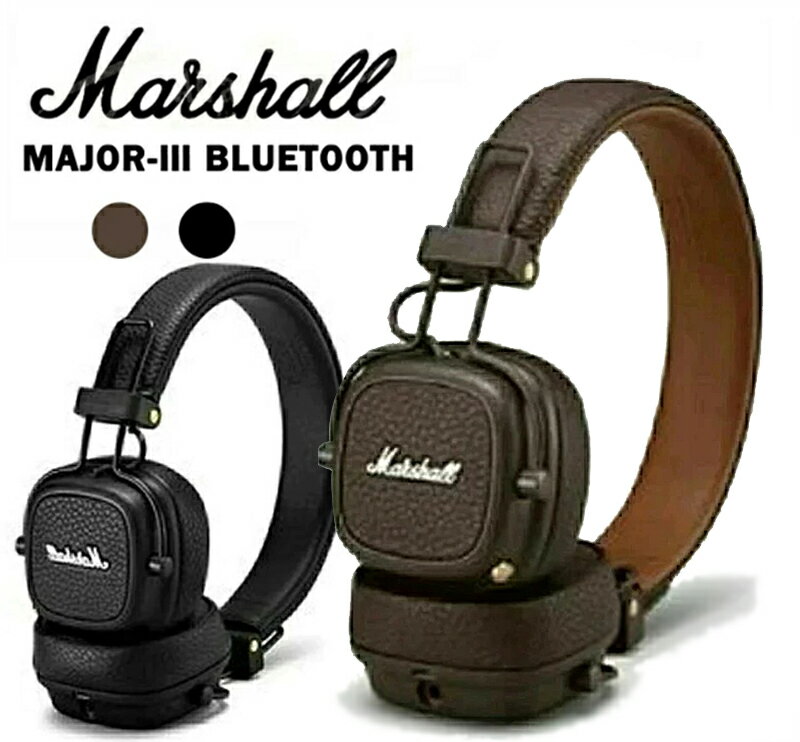 【3000円クーポン★11,800円⇒8,800円×ポイント10倍】Marshall マーシャル Marshall MAJOR III BLUETOOTH メジャー3 ブルートゥース ワイヤレスヘッドホン Marshall MAJOR3 最大30時間連続再生バッテリー ワイヤレスチャージ マーシャル メジャー