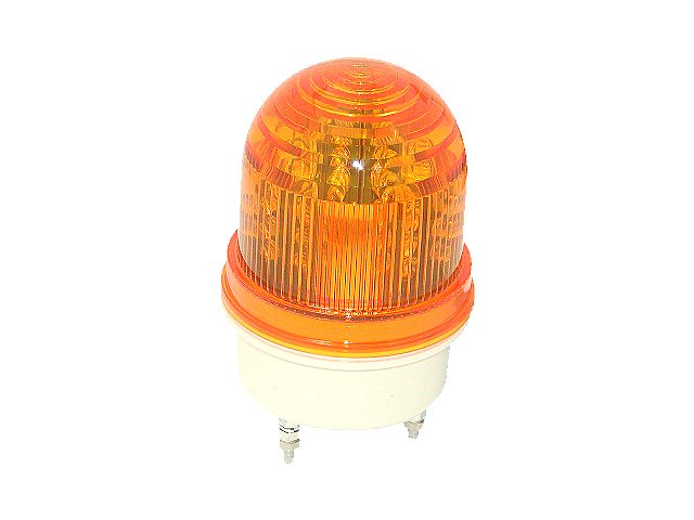 サンローターRL-12-YY-PU-M4回転灯/黄グローブ/黄LED/DC12V/防滴構造/送料無料