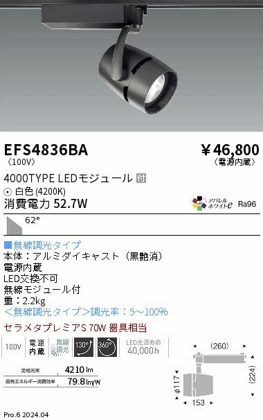 ENDO 遠藤照明 LEDスポットライト EFS4836BA 2