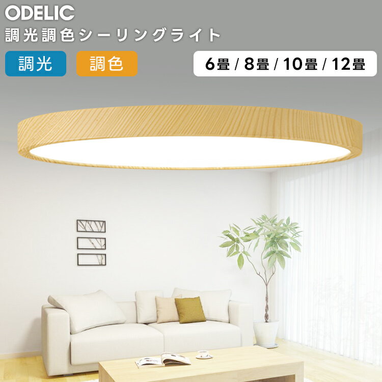 ODELIC オーデリック(OX) LED調光調色シーリングライト〜12畳(リモコン別売） OL291417BR