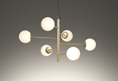 OC257263LCR オーデリック LED シャンデリア 〜8畳 電球色 調光タイプ...