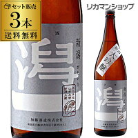 送料無料 潟一 大吟醸 1800ml×3本 1800ml 一升瓶 新潟県 加藤酒造 日本酒 [長S] 母の日 父の日