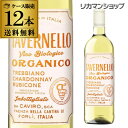 送料無料 タヴェルネッロ オルガニコ トレッビアーノ シャルドネ白ワイン 辛口 イタリア 750ml×12本オーガニックワイン ワイン 長S TVOT ビオ BIO 母の日