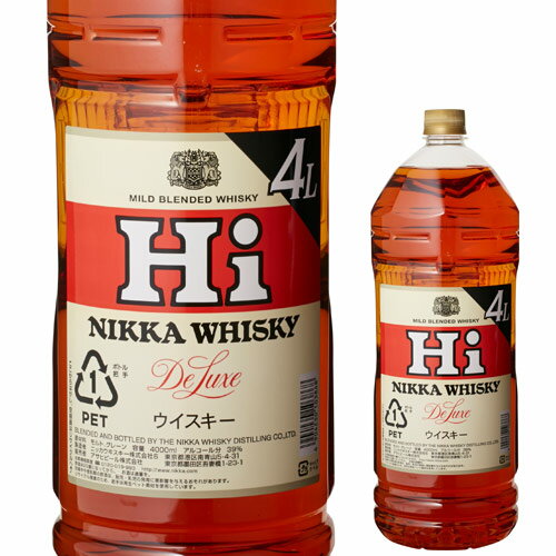 ハイニッカ 4L 39度 4000ml[ウイスキー][ニッカ][日本][ブレンデッド] 父の日