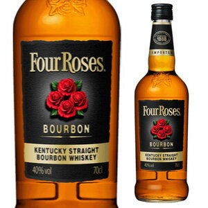 【全品P3倍 5/15限定】フォアローゼズブラック Four Roses BOURBON 700ml[バーボン][ウイスキー][Four Roses] フォアローゼス [長S] 母の日 父の日 早割