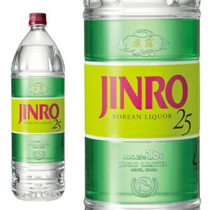 楽天お酒の専門店　リカマン楽天市場店【全品P3倍 5/18～5/20限定】JINRO 眞露（ジンロ） 25° 1.8Lペット[25度][1800ml][甲類焼酎][長S] 父の日 早割