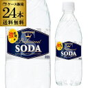 【全品P3倍 4/30限定】サントリー ソーダ 炭酸水 490ml×24本 送料無料 PET ペットボトル 発泡 スパークリング 長S 母の日