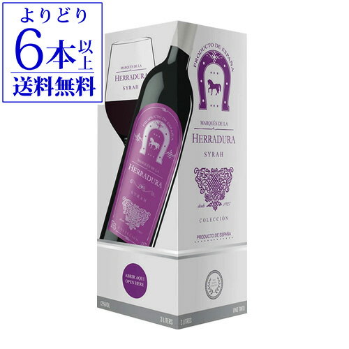 《箱ワイン》マルケス デ ラ エラドゥーラ シラー 3L BIB 3000ml 赤ワイン 辛口 スペイン BOXワイン 長S 父の日 早割