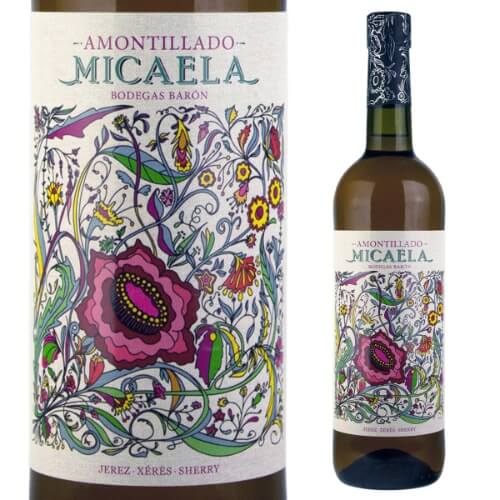 バロン ミカエラ アモンティリャード 750ml スペイン アンダルシア 中辛口 酒精強化ワイン シェリー 長S