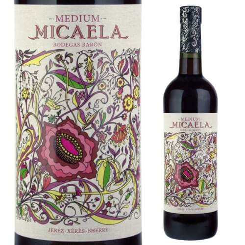 バロン ミカエラ ミディアム 750ml スペイン アンダルシア 中甘口 酒精強化ワイン シェリー 長S
