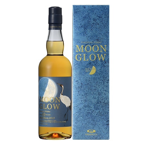 【全品P3倍 5/18～5/20限定】ムーングロウ ハーフムーン 2019 700ml 43度 三郎丸蒸留所 MOON GLOW 若鶴酒造 ジャパニーズ ブレンデッド ウイスキー ウィスキー 長S japanese whisky 父の日 早割