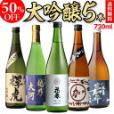 (全品P3倍 3/10限定)あす楽 時間指定不可 純米大吟醸入り 日本酒 大吟醸 飲み比べ セット720ml 5本50％OFF 半額 冷酒 ギフト 送料無料 720ml 5本お歳暮 御歳暮 バイヤー厳選 4合瓶 清酒 ギフト 限定 贈答用 飲み比べ RSL