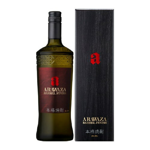 焼酎 芋焼酎 ARAWAZA BARREL FINISH あらわざ バレルフィニッシュ 36度 700ml 鹿児島県 本坊酒造 化粧箱入りいも焼酎 ウイスキー シングルモルト 樽 熟成 桜島 磨き蒸留 母の日 父の日