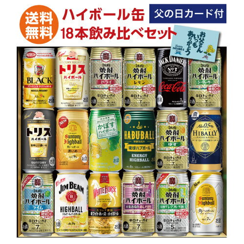 お手軽ハイボール集めました！父の日ギフトに♪父の日仕様の訳あり品 ...