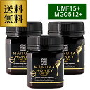 マヌカハニー UMF15＋ MGO512＋ 250g×3個 生マヌカ プレミアムハニー UMF15  ...