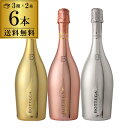 1本あたり2,900円(税込) 送料無料 ボッテガ3種×2本 6本セット 750ml 6本入ゴールド ロゼ プラチナ イタリア ギフト プレゼント お祝い パー...