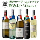 ワイン飲み比べセット 【全品P3倍 4/30限定】1本あたり2,200(税込) 送料無料世界のソーヴィニヨン ブラン 飲み比べ 5本セット 第5弾白 ワイン セット 品種 浜運 母の日