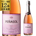 【全品P2倍 5/5限定】1本あたり607円(税込) 送料無料 ペナソル スパークリング ロゼ セック RSLA 【ケース(12本入)】