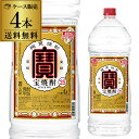 【ケース購入がお得】宝焼酎 25度 4L×4本 4000ml ケース販売 焼酎甲類 25° 宝 焼酎 宝酒造 RSL 最強配送