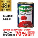 (メーカー希望小売22,560円→処分価格6,768円 訳あり 在庫処分 アウトレット)トマト缶 カットトマト 400g×48缶 ソルレオーネ イタリア 完熟トマト RSL