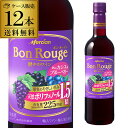 送料無料 ボン ルージュ プラス カシス 720ml 12本 ペットボトル 長S 国産ワイン 日本 メルシャン キリン Bon Rouge ボン・ルージュ 母の日 父の日