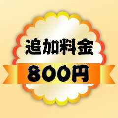 【追加料金ページ】選択肢に 「＋〇〇円」との追加料金について ご決算の際 楽天システムに自動的に加算できないので この追加料金用ページを商品と一緒にご購入いただければ ポイント変倍などのキャンペーンがご参加できて 追加料金分もポイントでお支払えます。