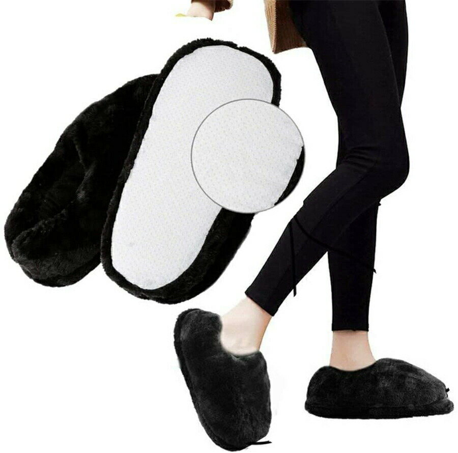 フットウォーマー 足温器 USB 電気スリッパ 足元ヒーター フット ったかスリッパ 電気スリッパ USBスリッパ ヒーター付 ホット 温熱 暖房 ルームシューズ USBカーボンヒータースリッパ 男女通用サイズ 両足用 オフィス/家適用 【海外通販】