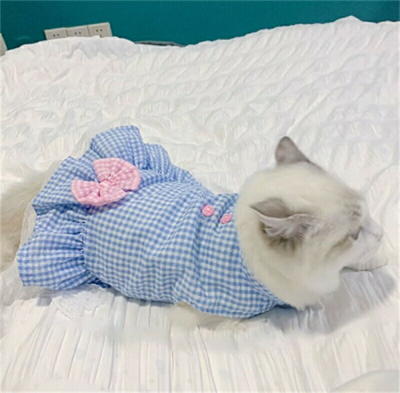 ドッグウェア チェック柄 紫外線防止 お洒落 日除け 猫用 日差し 犬用 犬グッズ ペット服 送料無料 犬服 猫グッズ 犬 猫 小型犬 中型犬 ペット服