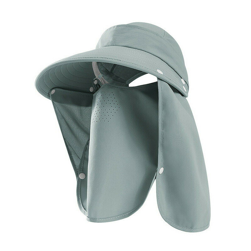 ／フェイスカバー付き UVカット キャップ 帽子 スポーツ ランニング 紫外線対策 日よけ キャップ サンバイザー レディース UPF50+ UVカット 日焼け防止 春 夏 秋 日よけ 農作業 フェイスカバー 折りたたみ 収納 ボタン取り外し
