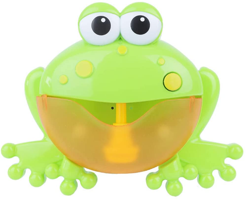 ラッピング対応 カエルおもちゃ 玉発生機 玉製造機 お風呂おもちゃ ブルマシーン 子供バブルマシン シャボンダマシーン シャボン玉液 電動マシーン しゃぼん入浴...
