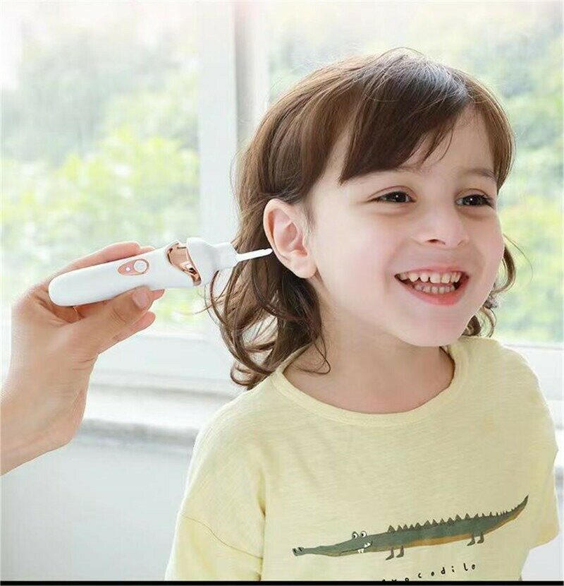 耳かき ライト LED 耳掃除 子供用 みみかき 電動 耳垢クリーナー LED耳掃除 耳そうじ ライト 光る耳か..
