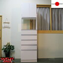 【台数限定アウトレット!】日本製!薄型突っ張り収納チェスト(幅75cm)薄型突っ張り収納庫 チェストタイプ 薄型で省スペースキッチン突っ張り収納庫 奥行31cm
