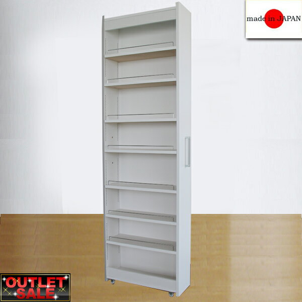 【台数限定アウトレット！】日本製！リバーシブルキッチンすき間ワゴン　幅20×奥行55cm