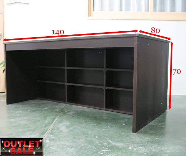 【特別セール商品】 家具 日本製 奥行たっぷり収納デスク パソコンデスク幅140cm システムデスク ワークデスク 机 書斎机学習デスク 学習机 勉強机 引出し 引き出し PCデスク リモートワーク ゲーミング 国産 在宅ワーク※天板にキズがある場合がございます like-10011306 アウトレットショップライク サンプル画像3