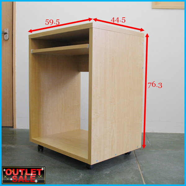 【台数限定アウトレット!】日本製!天板頑丈パソコンデスク 幅60×奥行45cm〜ホワイト〜 [2]